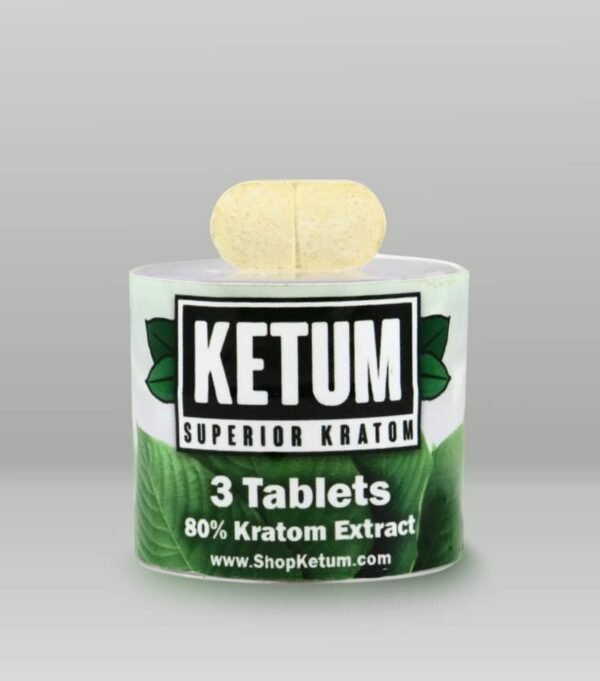 Ketum 80% MIT Extract Tabs (3ct)