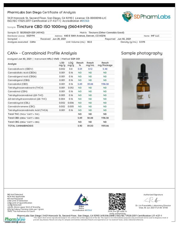 Ketum 15ml Pure CBD Oil Tincture - Image 3