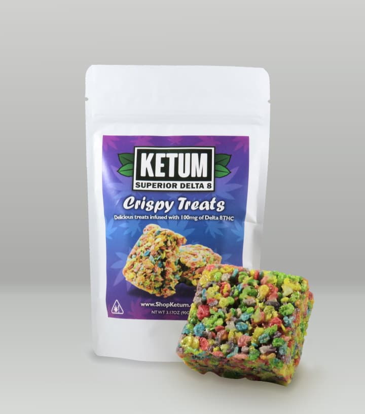 Delta 8 THC 100mg Crispy Treats