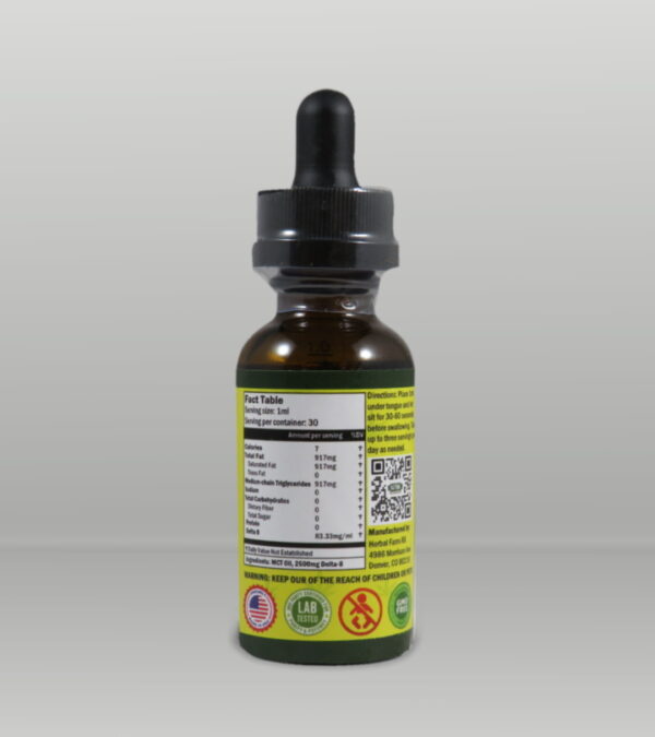 Delta 8-THC 30ml Tincture - Image 2