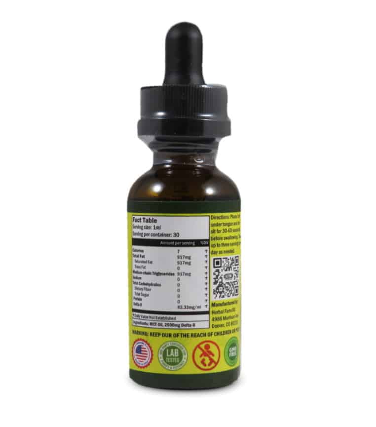 Delta 8-THC 30ml Tincture - Image 2
